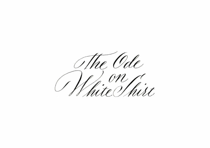 The Ode on White Shirt